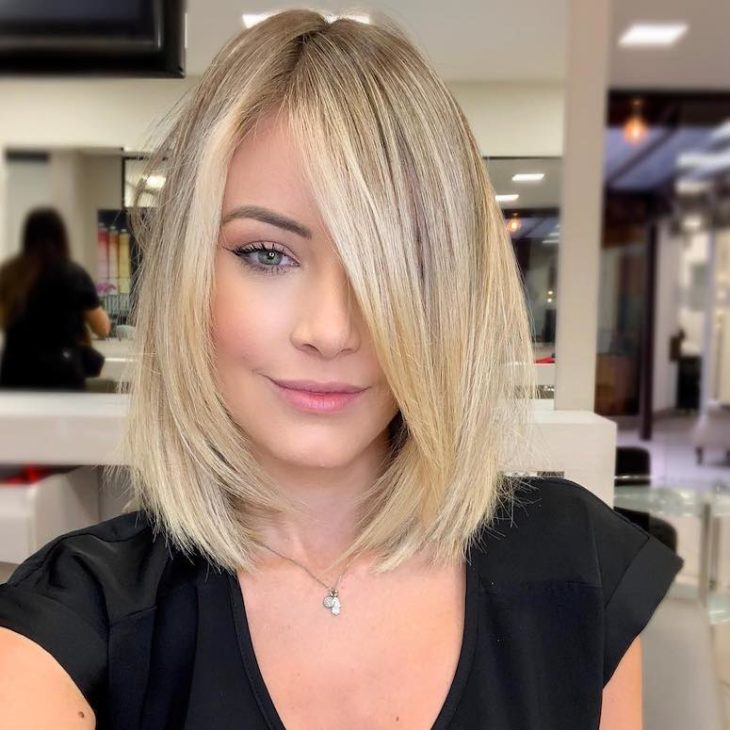 Chanel de Bico para Rostos Redondos: O Equilíbrio Perfeito - inspiração 1