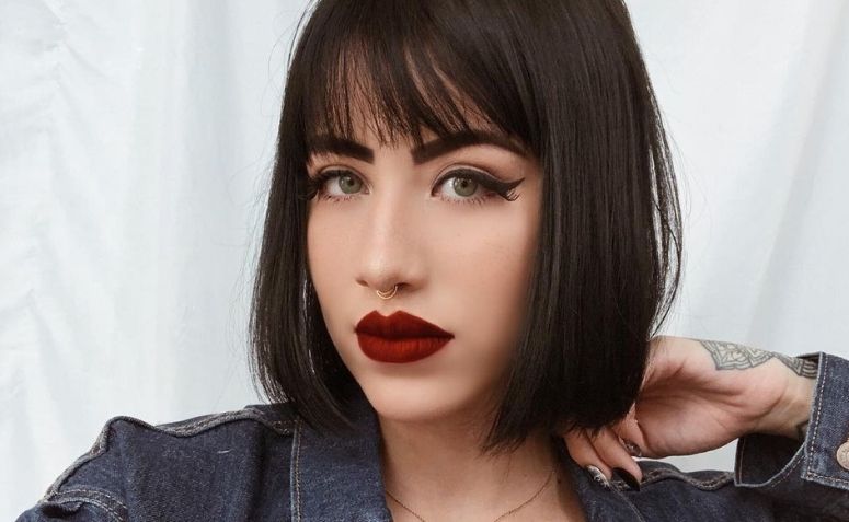 Chanel de Bico para Cabelos Grossos: Controle e Estrutura - inspiração 2