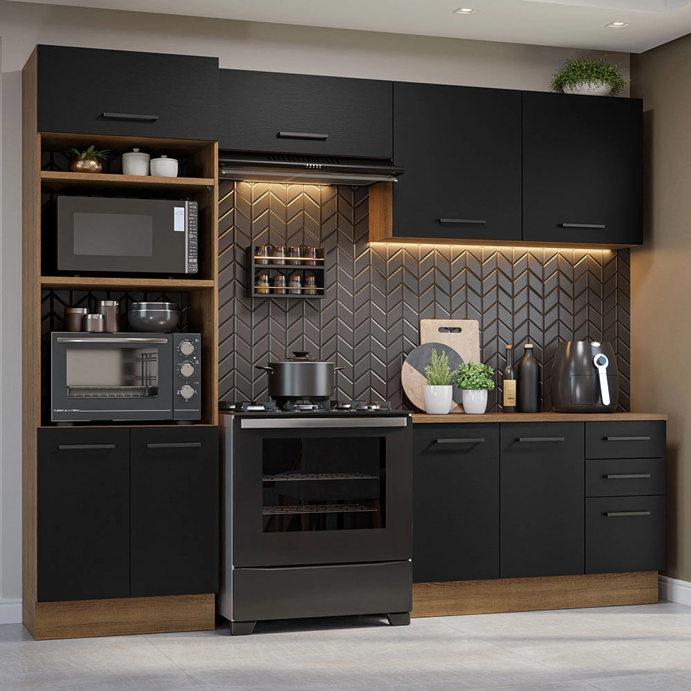 Como Combinar Cores com sua Cozinha Preta