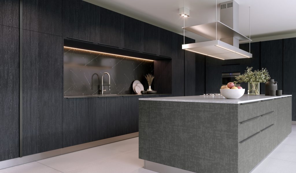 Cozinha preta e madeira: a combinação perfeita