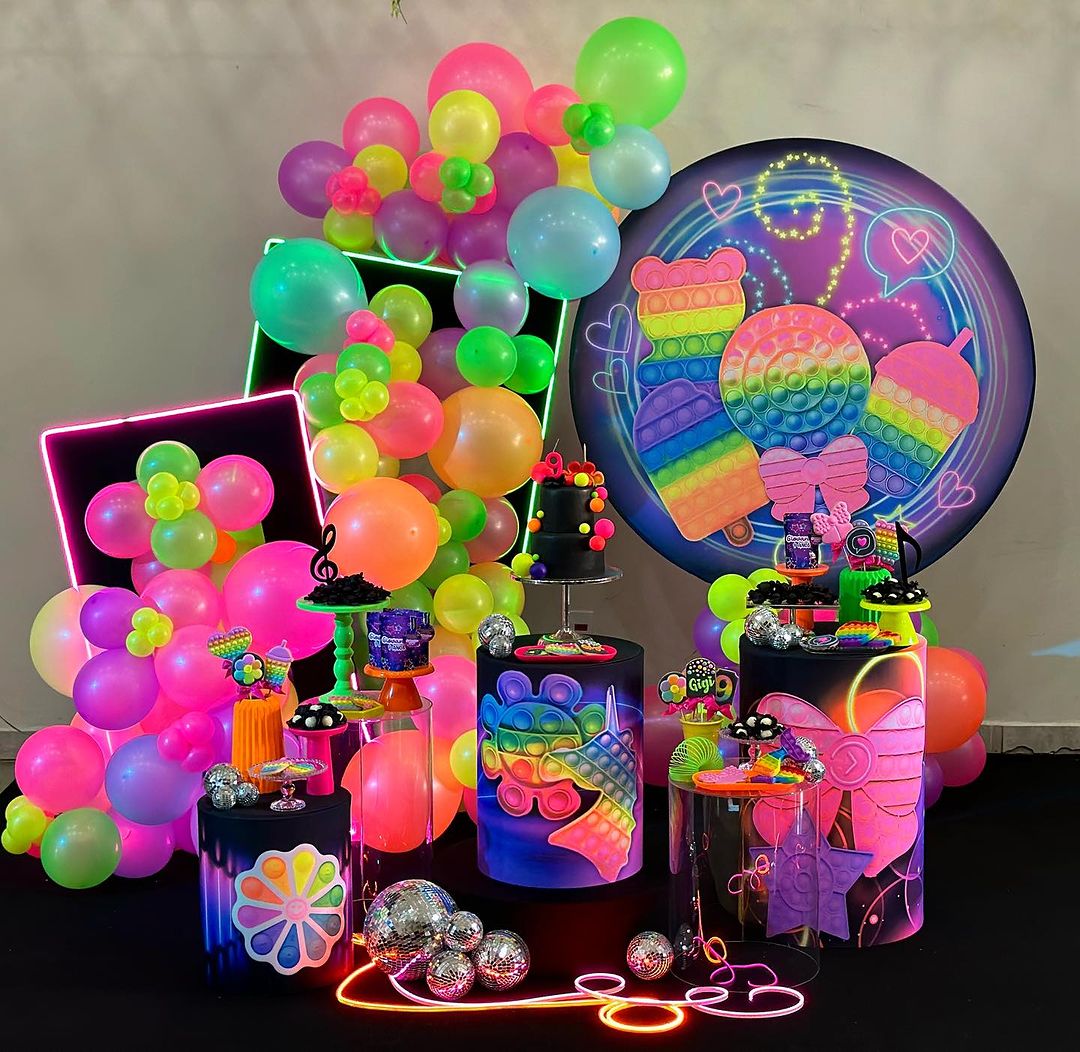 Paleta Vibrante: Escolhendo as Cores Neon Certas Para Seu Evento - inspiração 2