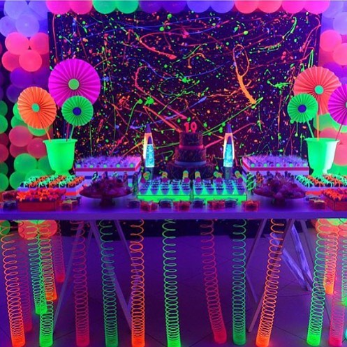 Balões Que Brilham: Tendências em Arcos e Arranjos Neon - inspiração 2