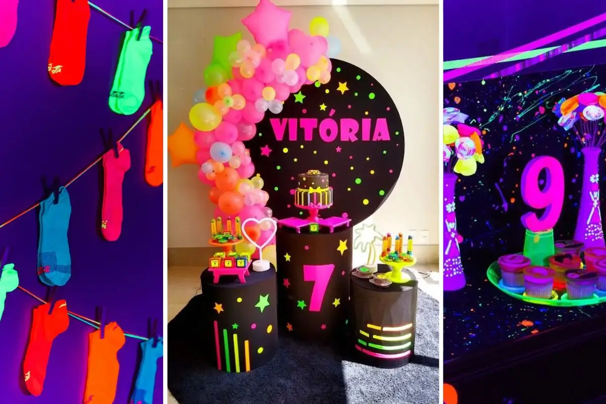 Detalhes Que Fazem a Diferença: Toalhas, Copos e Utensílios Neon - inspiração 2