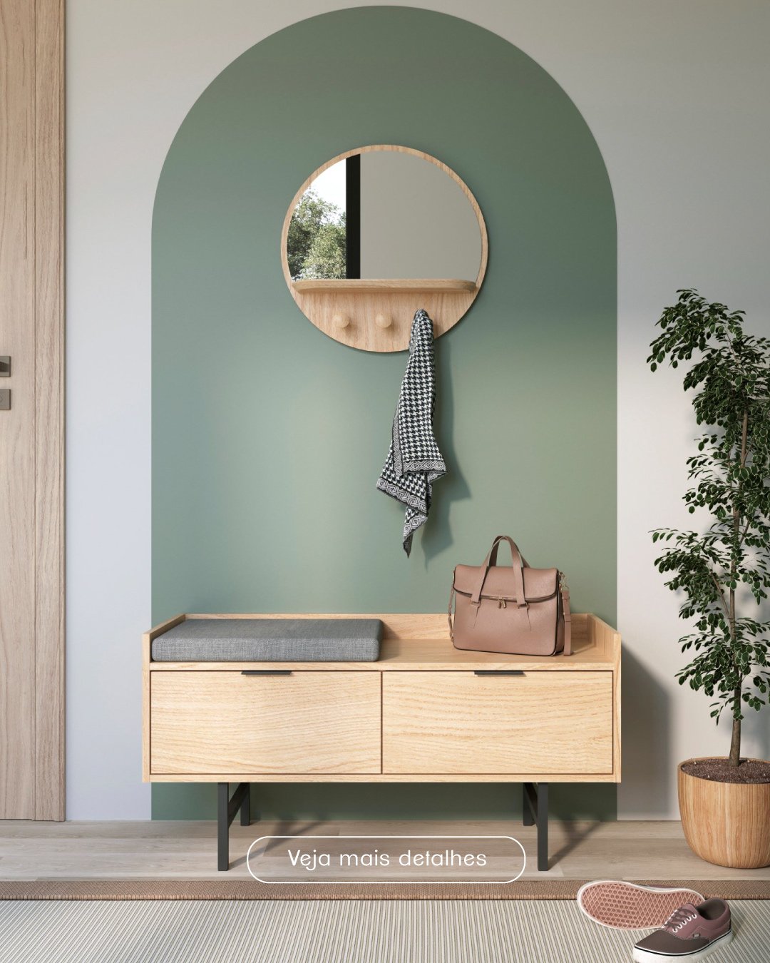 Iluminação Aconchegante para o Hall de Entrada