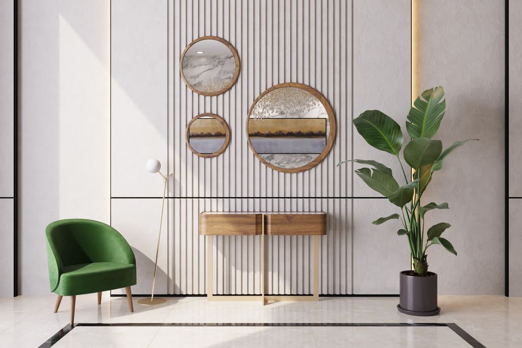 decoração de hall de entrada