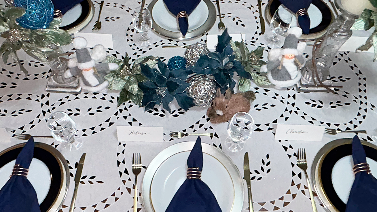 DIY: Enfeites de Natal Azuis para uma Árvore Única