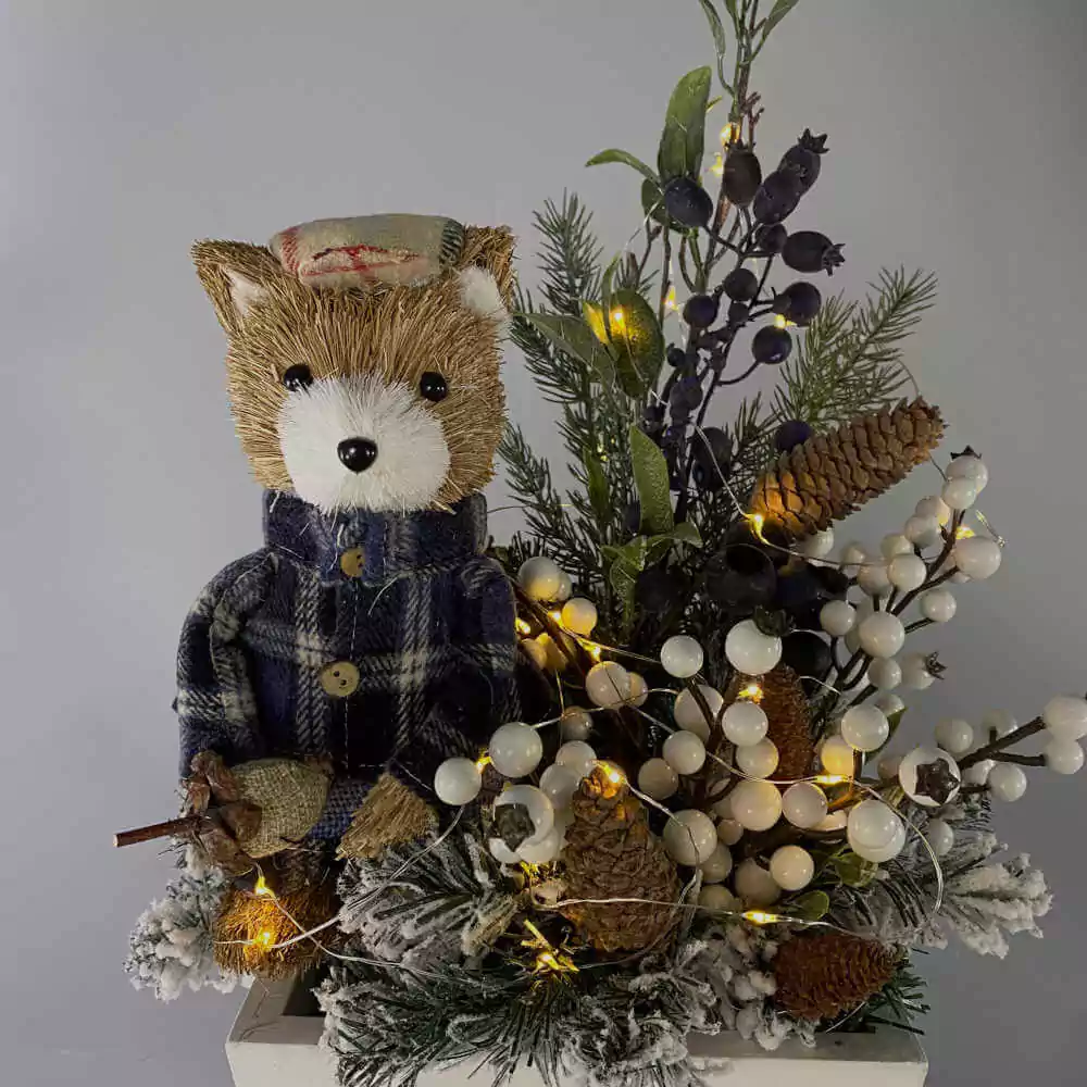 decoração de natal azul