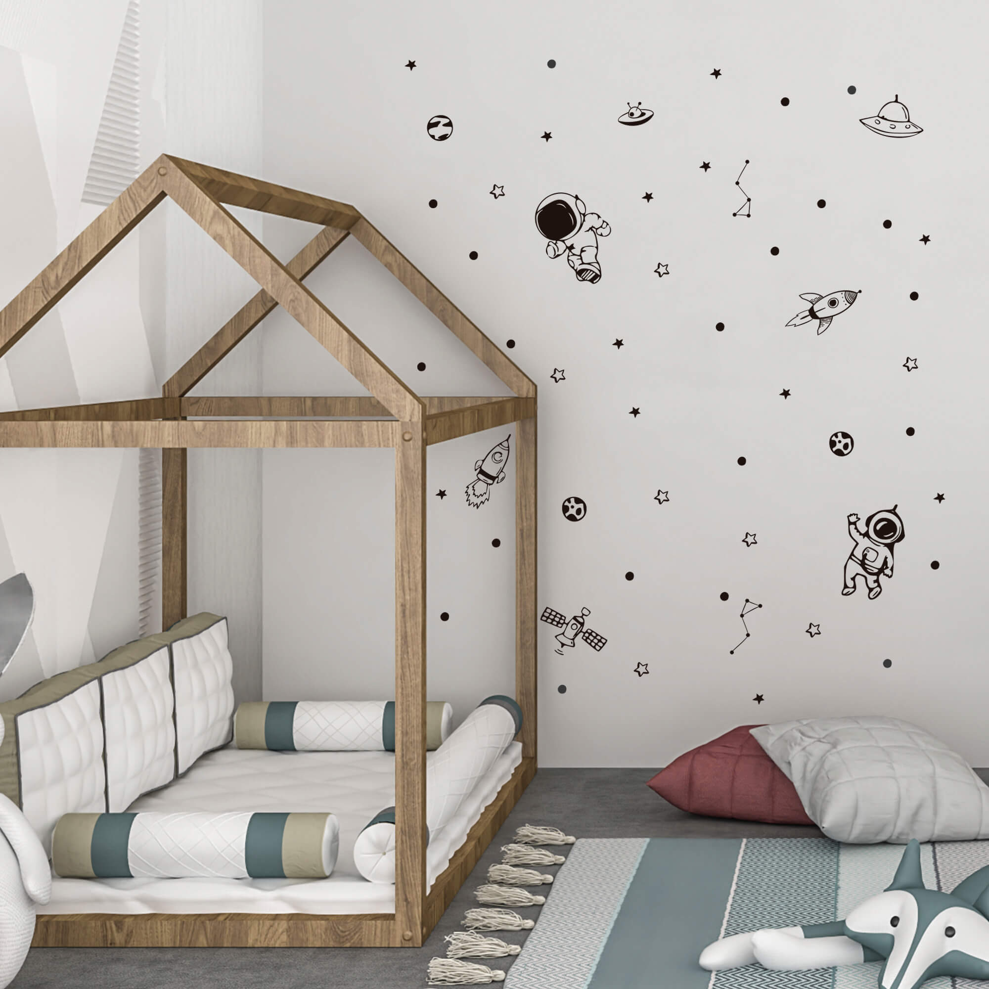 DIY: Crie Adesivos de Foguete para o Quarto do seu Filho