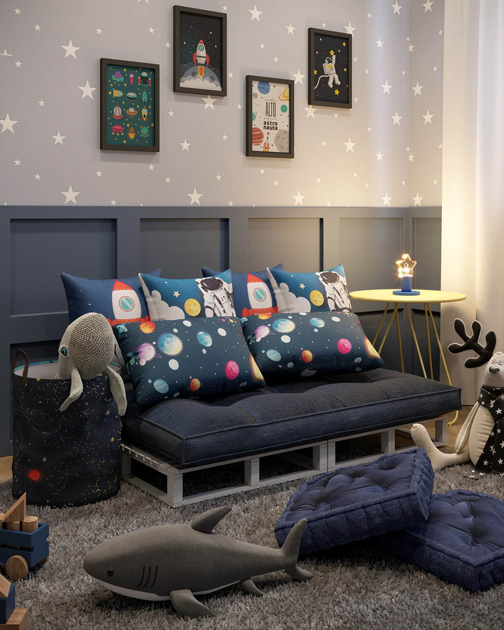 Como Escolher o Papel de Parede Perfeito para o Tema Espacial