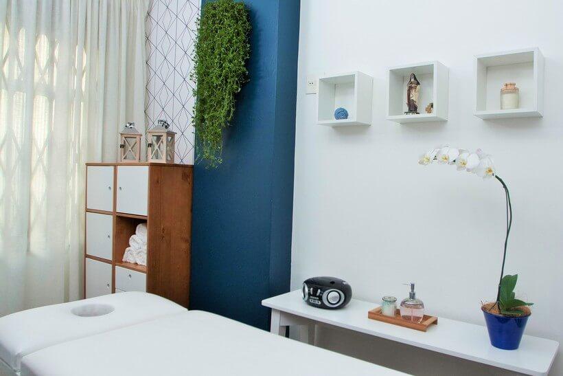 decoração de sala de estética