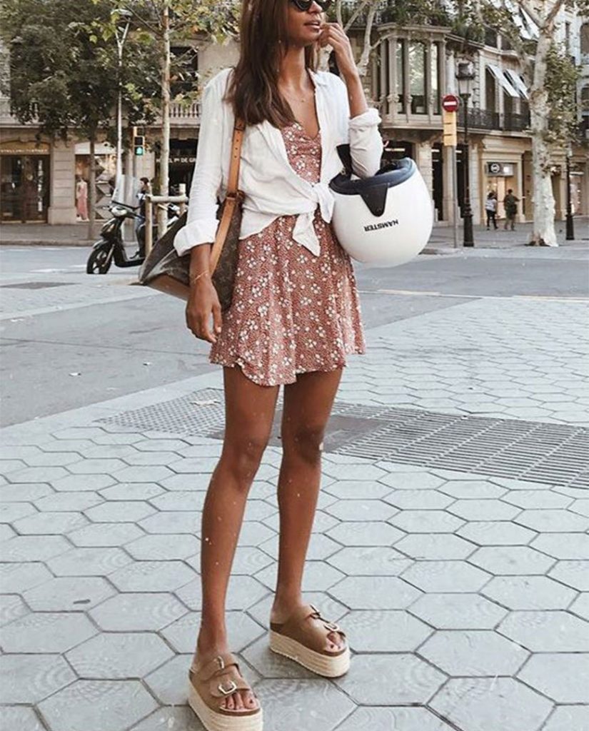 Guia completo de vestidos para usar com sandália flatform