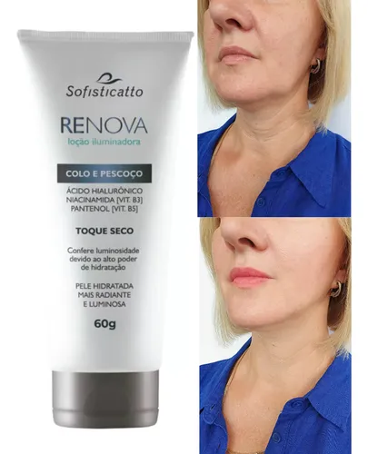 Ingredientes chave para cremes de pescoço e colo