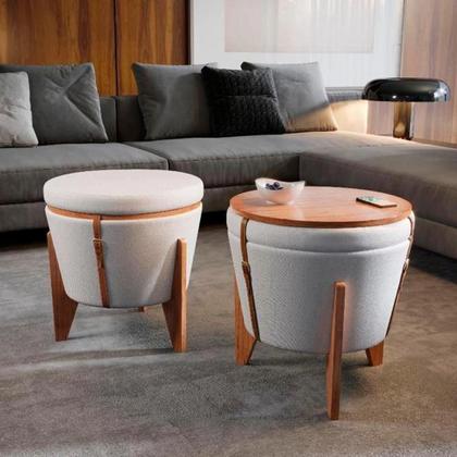 Puff redondo vs. quadrado: qual o melhor para o seu espaço?