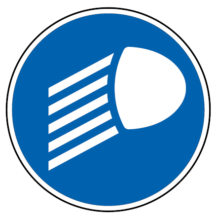 sinal de luz na estrada