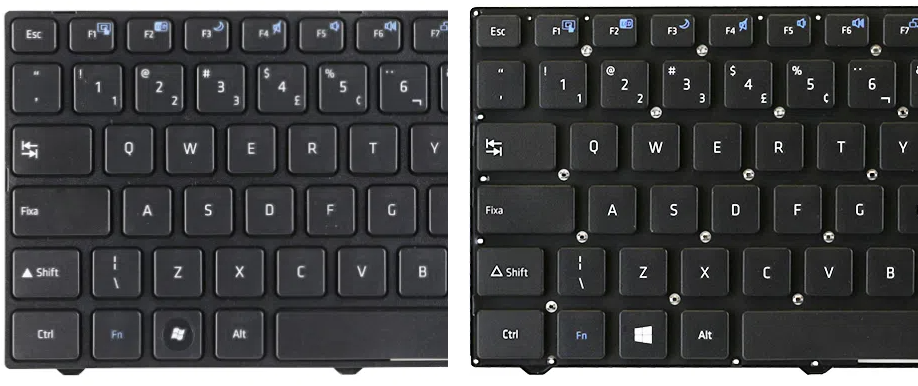 teclado do notebook não funciona