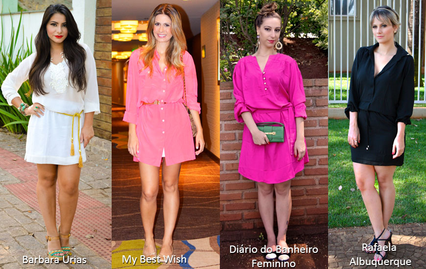 5 maneiras de usar seu vestido chemise no dia a dia