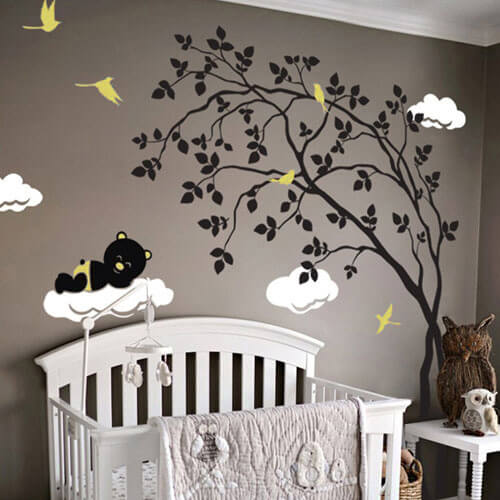 Passarinhos e Aquarela