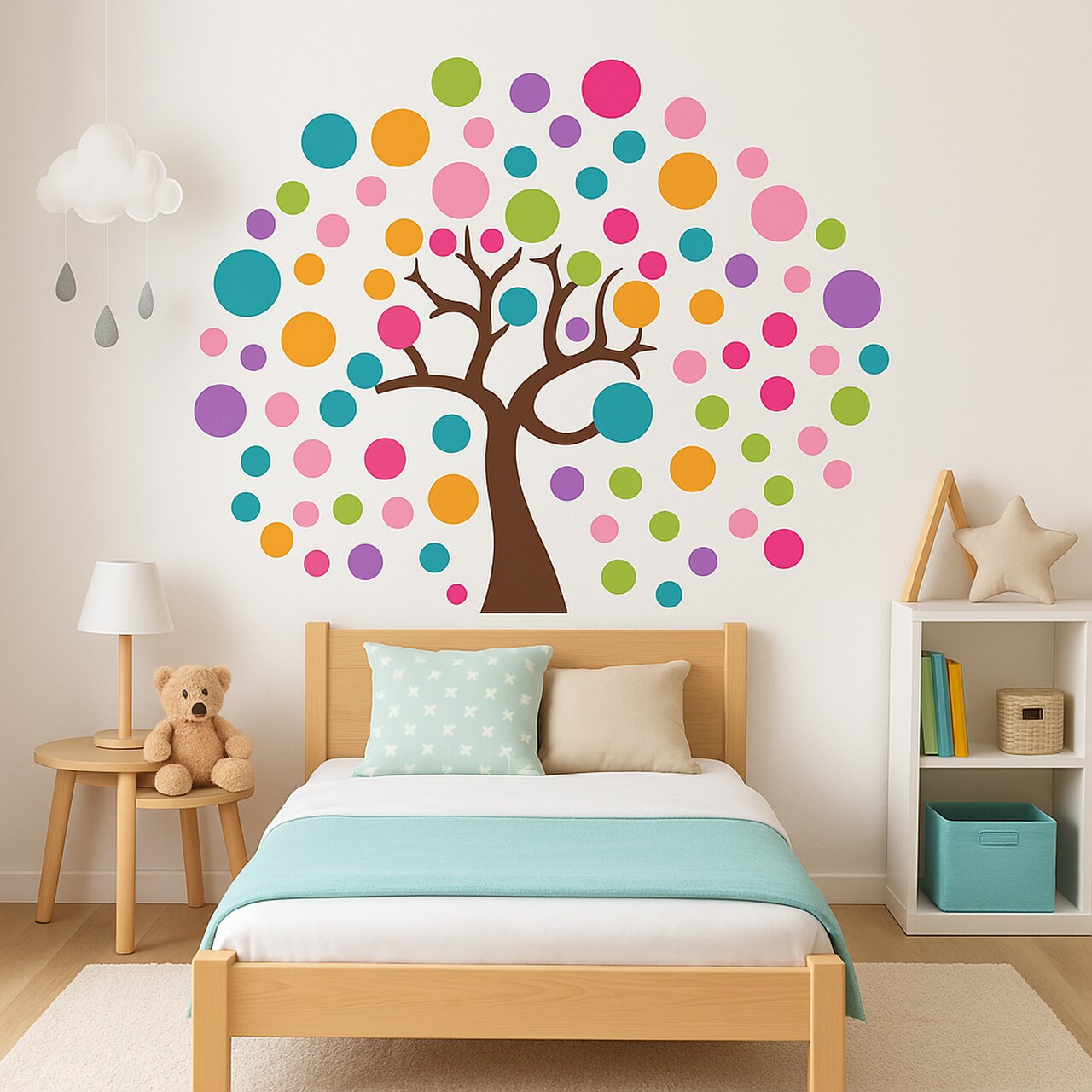 Como Escolher o Adesivo de Parede de Árvore Ideal para o Quarto do seu Bebê