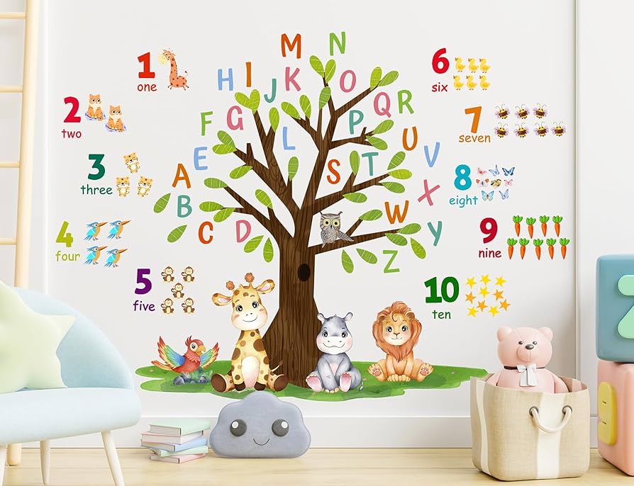 Os Melhores Adesivos de Parede de Árvore: Safari