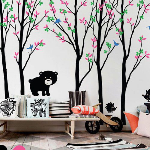 Como Escolher o Adesivo de Parede de Árvore Ideal para o Quarto do seu Bebê