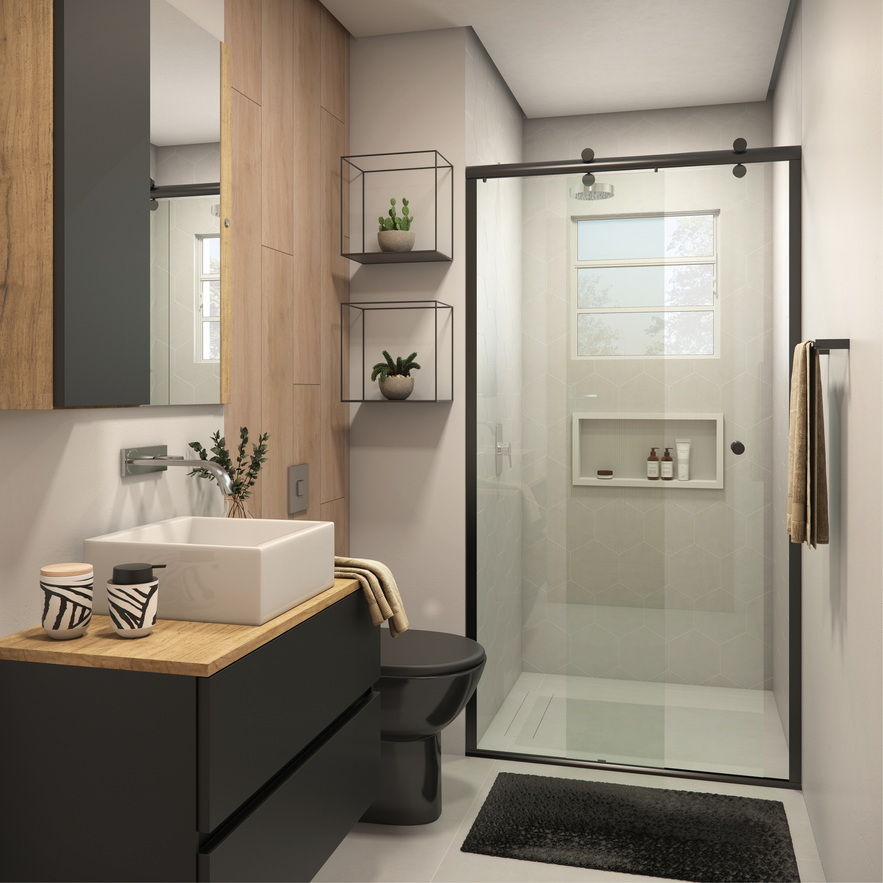 banheiro pequeno planejado