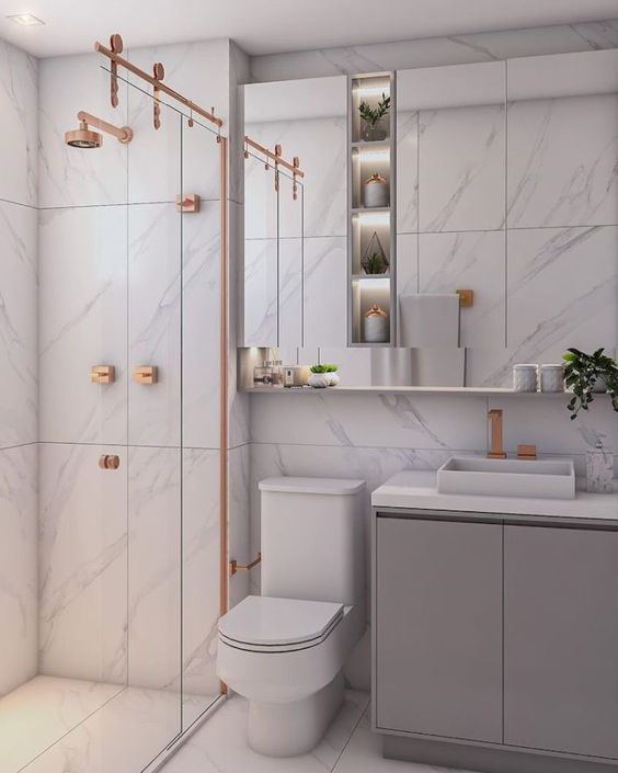 Como Escolher as Cores Certas para Ampliar seu Banheiro Pequeno