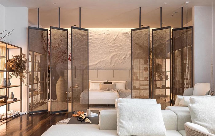 Biombo como Cabeceira: 7 Ideias Criativas para Transformar Seu Dormitório