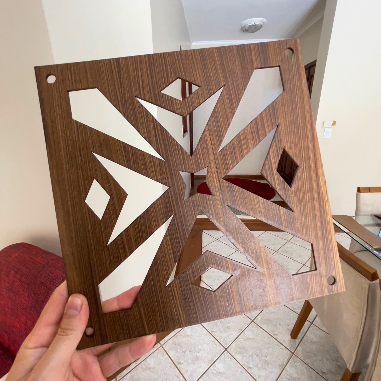 biombo decorativo no quarto