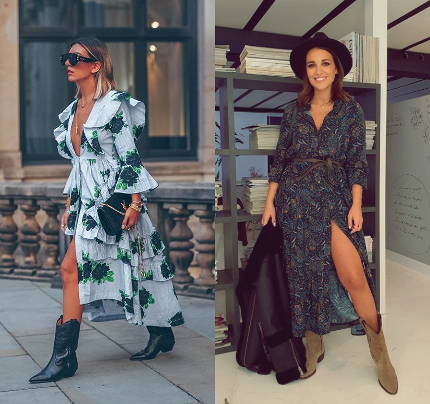 ideias de looks country com bota texana e coturno