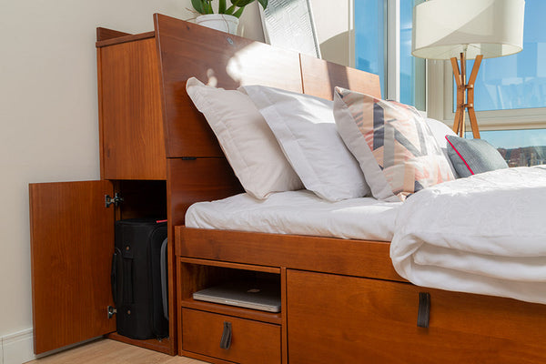 Cabeceiras com Baú e Cama Auxiliar: Soluções Inteligentes para Quartos Multifuncionais