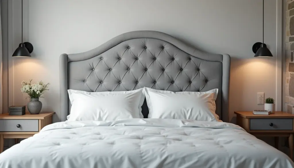 Cabeceira Estofada Cinza: 5 Dicas Para Transformar Seu Quarto