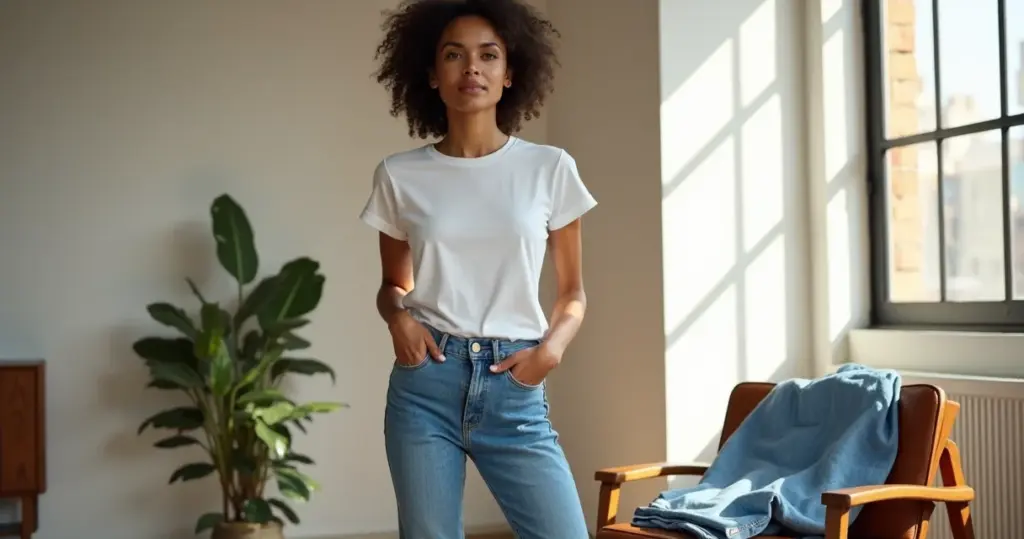 Calça boyfriend ou mom jeans qual escolher? A resposta está no seu biotipo Calça boyfriend ou mom jeans qual escolher? A resposta está no seu biotipo