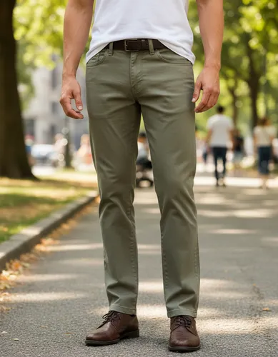 Calça de Sarja Slim vs. Reta: Qual o Melhor Caimento para Você?