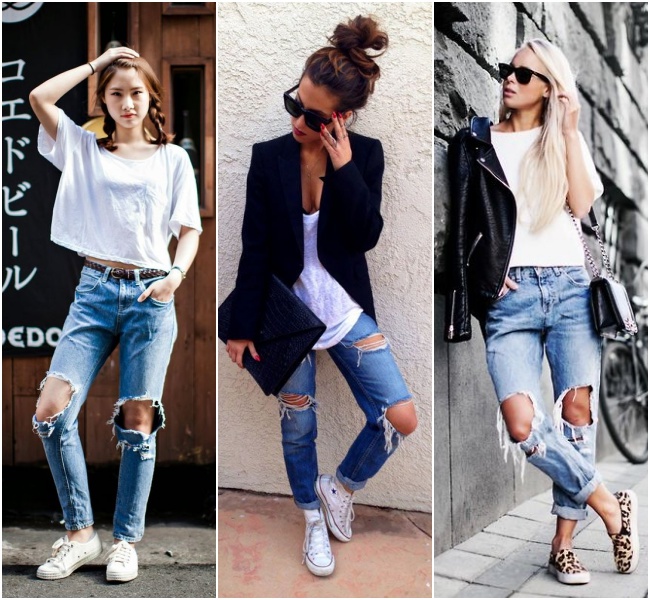 Do Casual ao Chic: 10 Looks com Calça Jeans Destroyed para Inspirar