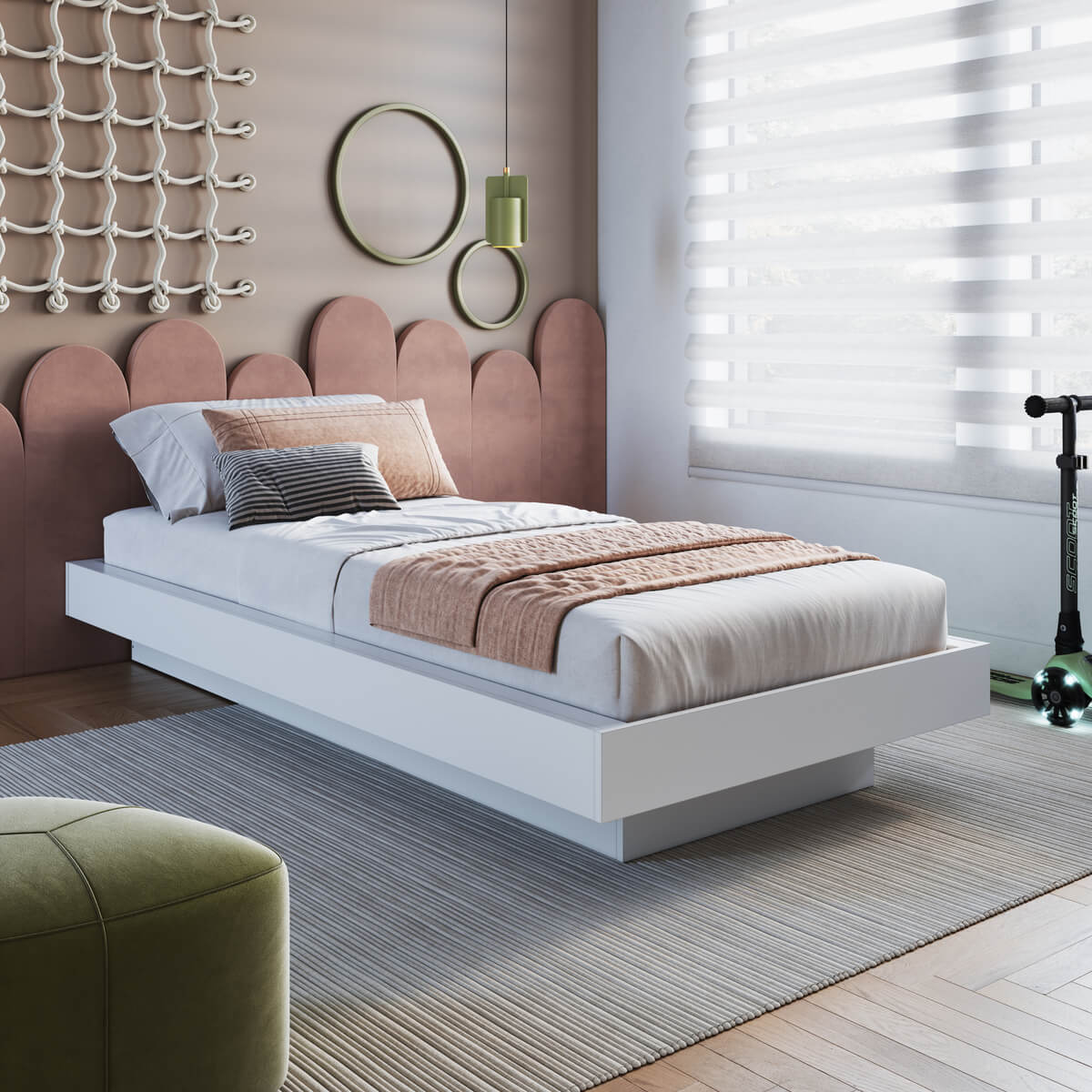 Requisitos de segurança para camas suspensas em quartos infantis