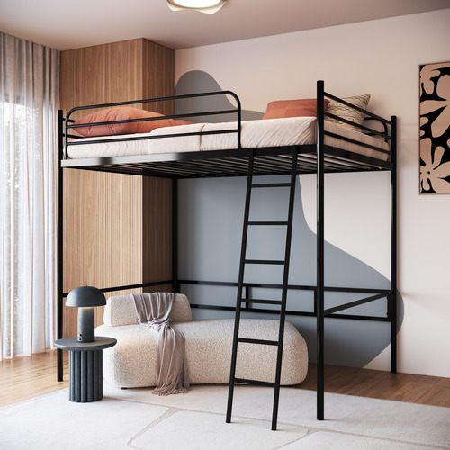 DIY: Construa sua própria cama suspensa com escrivaninha