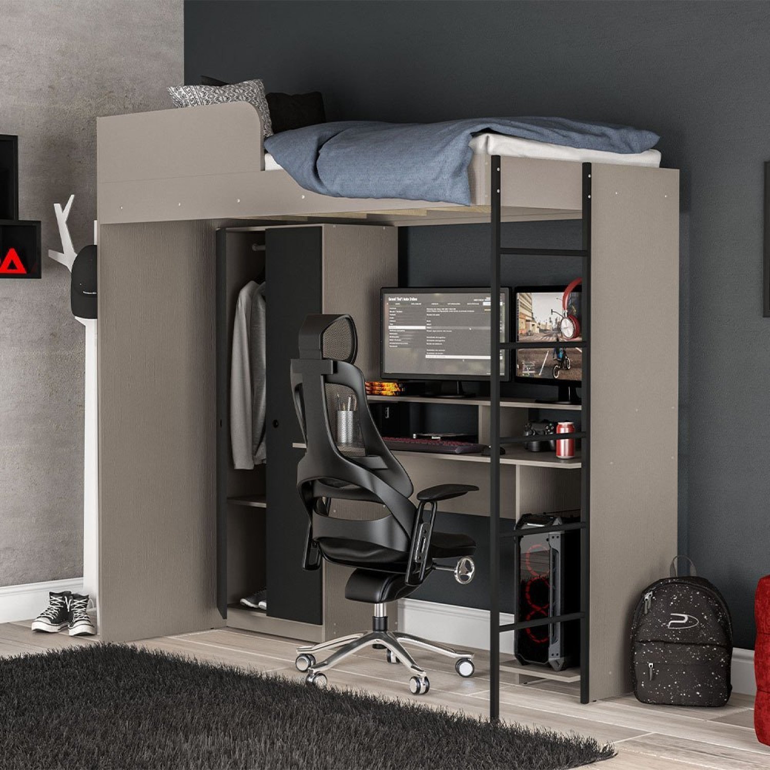 Como escolher a cama loft ideal para otimizar seu quarto pequeno