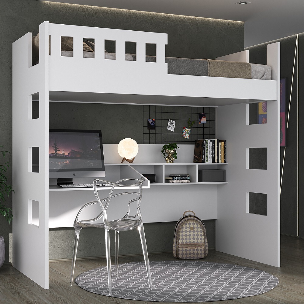 Guia de preços: Onde encontrar camas suspensas com escrivaninha baratas