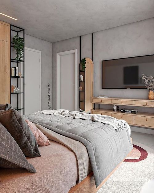 Decoração com Cimento Queimado: 5 Ideias para Combinar Cores e Materiais