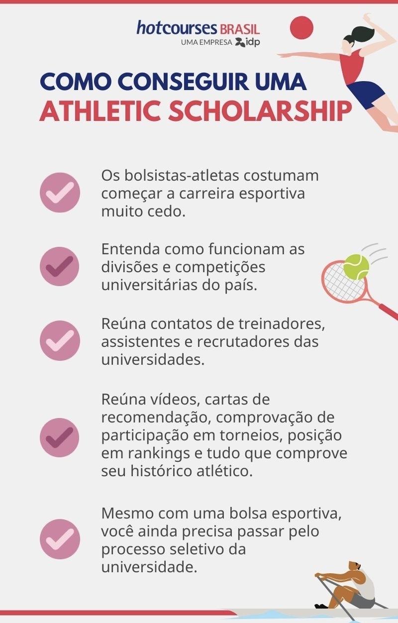 como conseguir uma bolsa de atleta