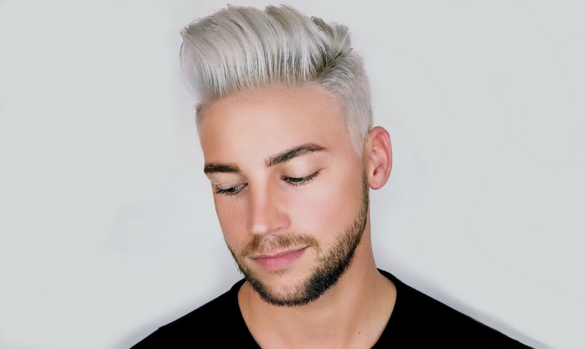 como cuidar do cabelo platinado masculino