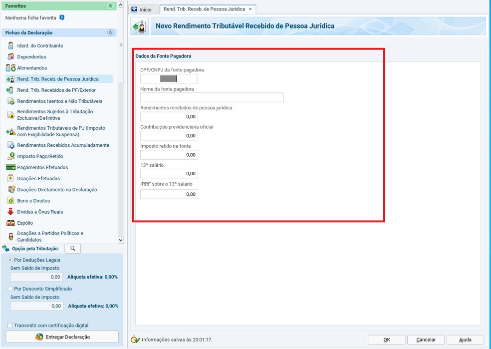 como declarar aluguel pago no ir