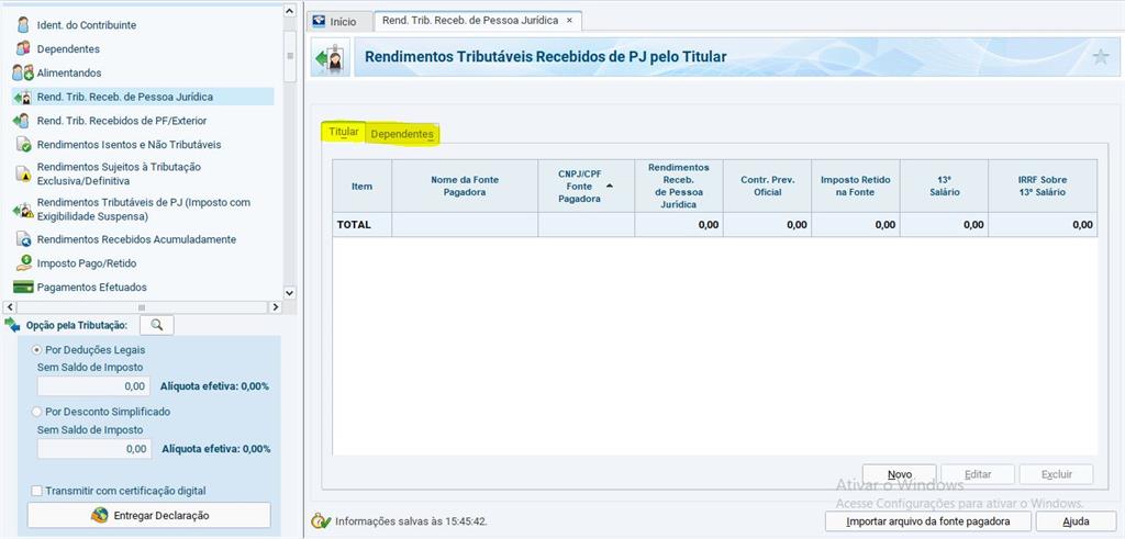 Diferença entre Aluguel e Taxas (Condomínio