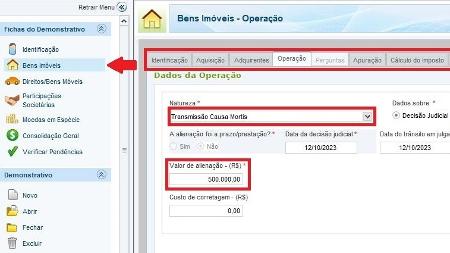 Como preencher a ficha Bens e Direitos no IR 2025