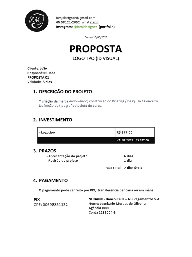 como fazer um orçamento para rebranding