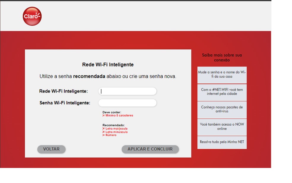 como mudar a senha do wi-fi pelo celular