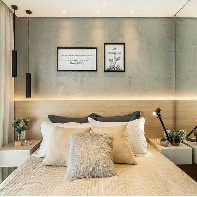 Como Escolher a Posição Ideal da Cama em Quartos Compactos