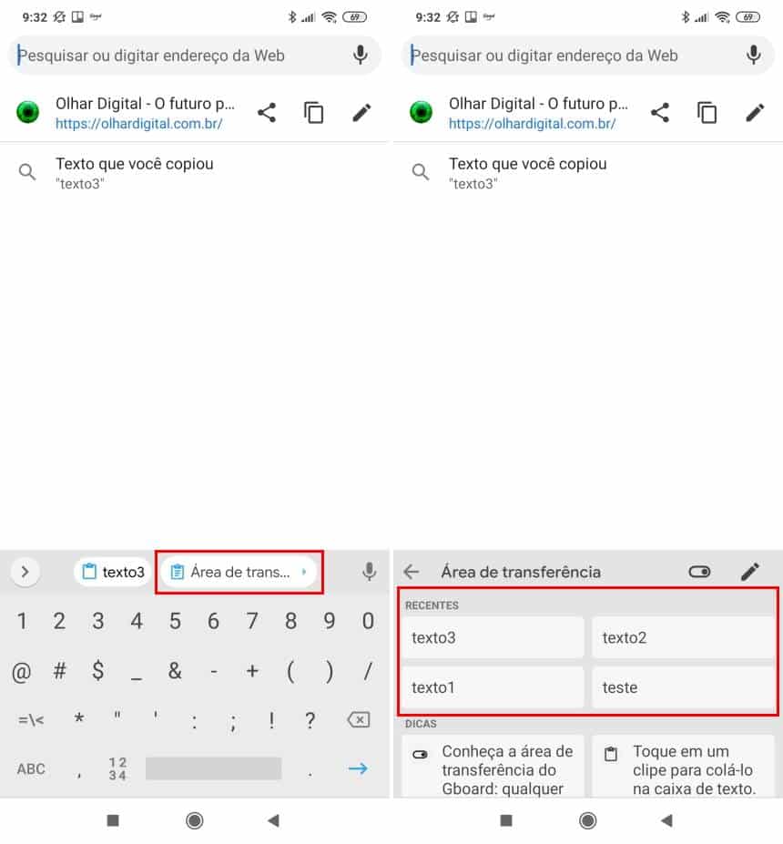 Área de Transferência no Android: Como Acessar e Gerenciar com Gboard e Samsung