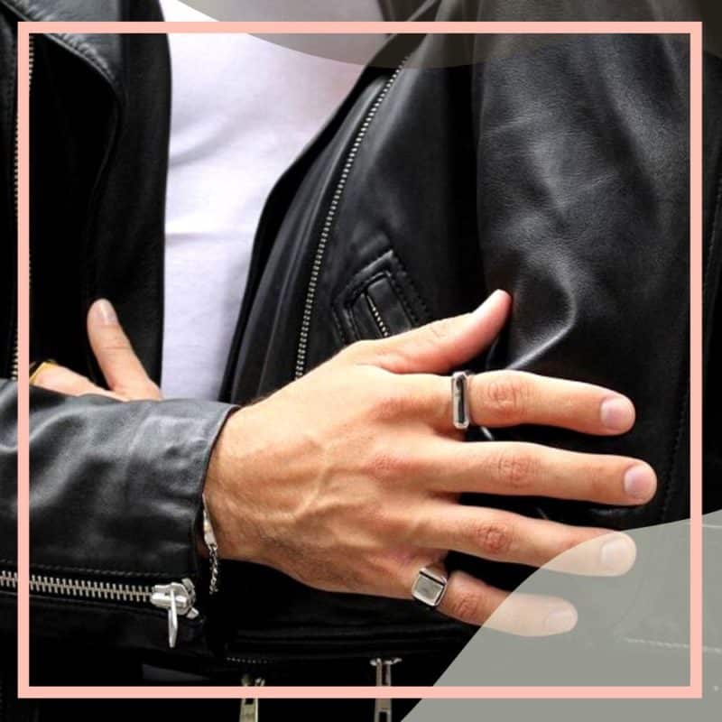 como usar anéis masculinos