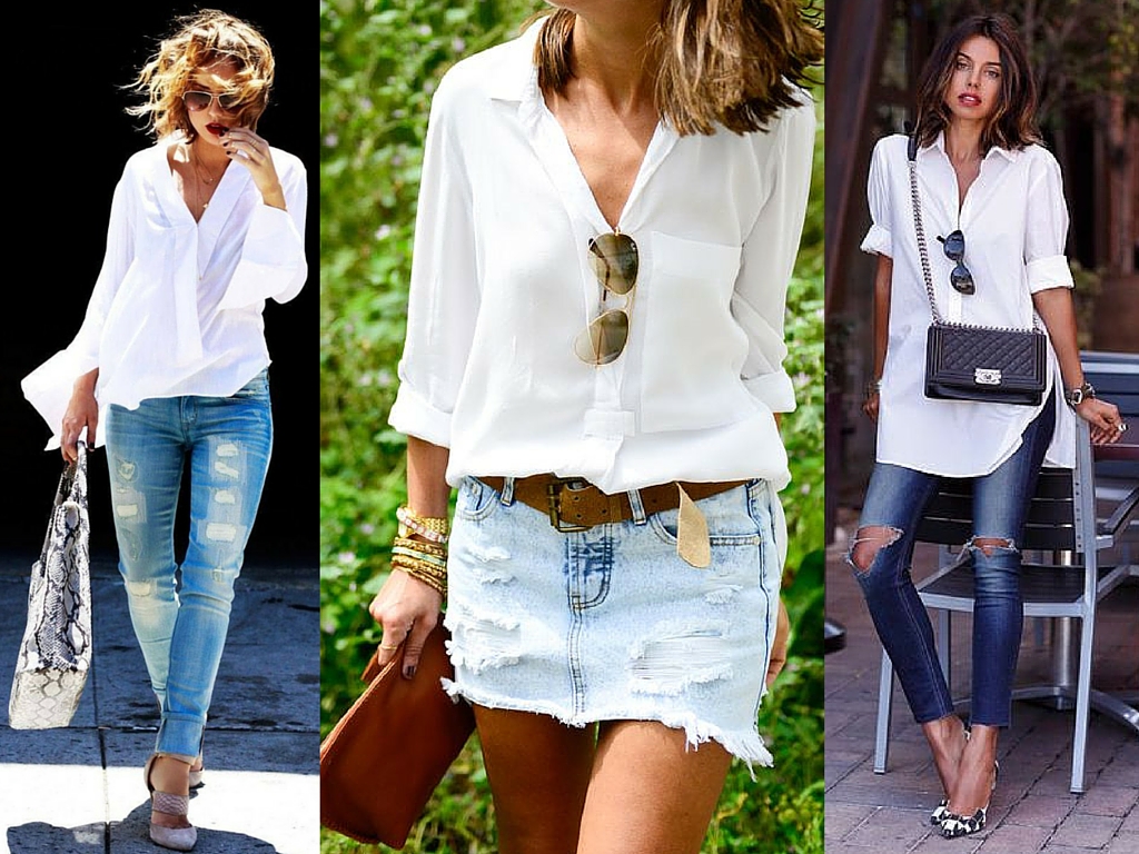 Camisa branca no trabalho: Elegância e sofisticação em 5 combinações